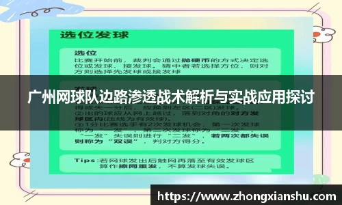 广州网球队边路渗透战术解析与实战应用探讨